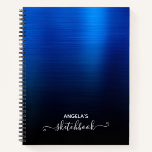 Cuaderno Boceto de Royal Blue y Ombre Negro