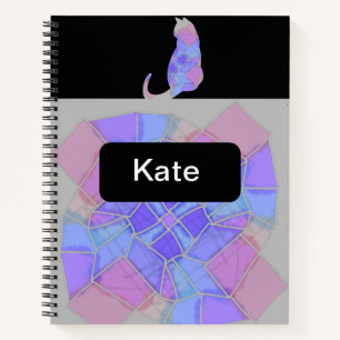 Cuaderno Boceto de tiza brillante Mandala