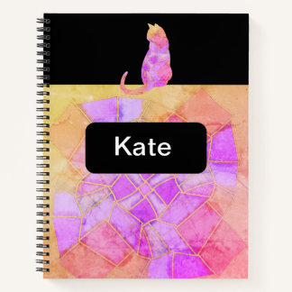 Cuaderno Boceto de tiza cálida de Mandala