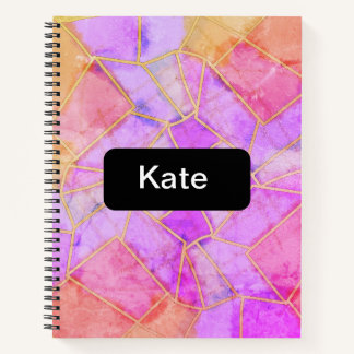 Cuaderno Boceto de tiza cálida de Mandala