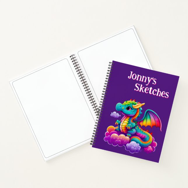 Cuaderno Boceto personalizado para niños (Interior)