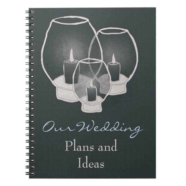 Cuaderno Boda A La Luz De Las Velas, (Frente)