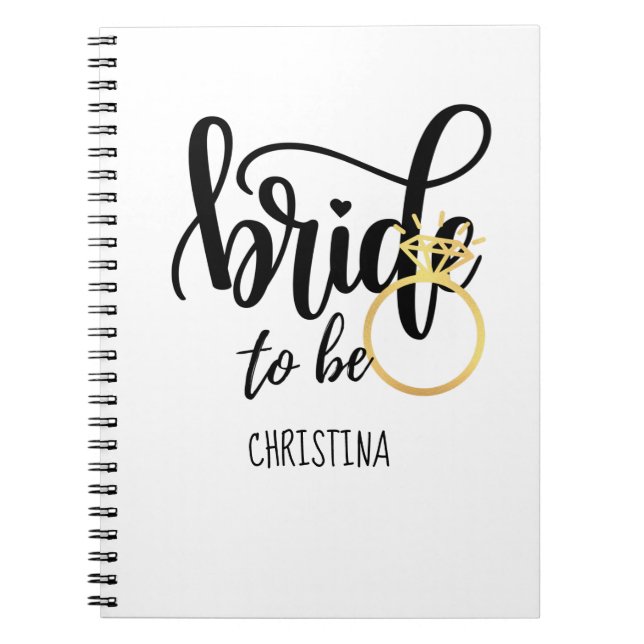 Cuaderno Boda Bachelorette Bridal Shower (Frente)