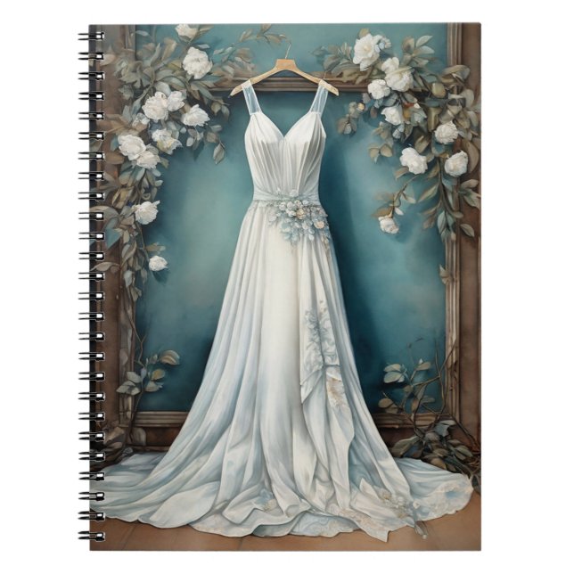 Cuaderno Boda clásico de vestir blanco (Frente)