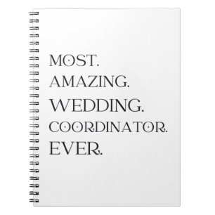 Cuaderno Boda coordinador planificador regalo de la novia
