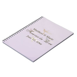 Cuaderno Boda de colibríes encantadores para siempre enamor
