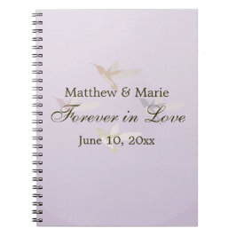 Cuaderno Boda de colibríes encantadores para siempre enamor