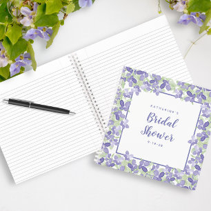 Cuaderno Boda de ducha de novia Periwinkle Gift Tracker Lis