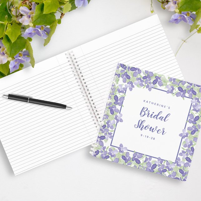 Cuaderno Boda de ducha de novia Periwinkle Gift Tracker Lis (Subido por el creador)