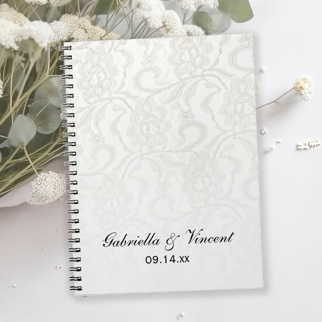 Cuaderno Boda de encaje blanco (Subido por el creador)