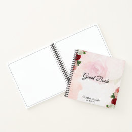 Cuaderno Boda de Rosas personalizados