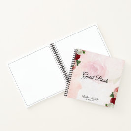 Cuaderno Boda de Rosas personalizados