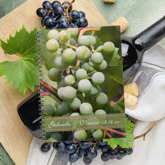 Cuaderno Boda de viñedos de uvas verdes (Subido por el creador)