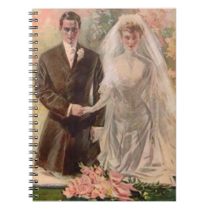 Cuaderno boda eduardiano de 1906