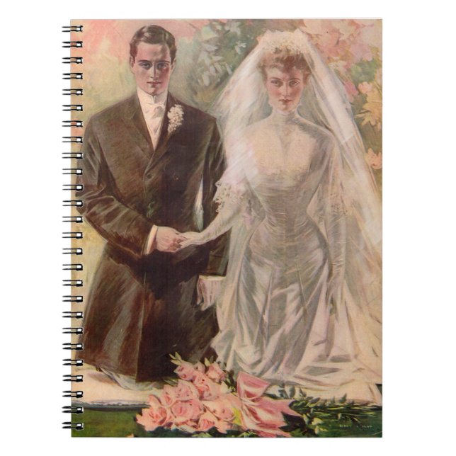 Cuaderno boda eduardiano de 1906 (Frente)