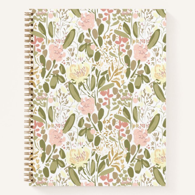 Cuaderno Boda en jardín suave (Anverso)