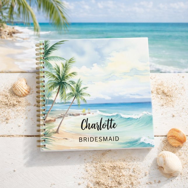 Cuaderno Boda en la playa de Bridesmaid (Subido por el creador)