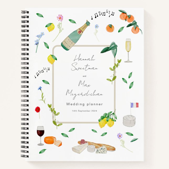 Cuaderno boda francesa (Anverso)