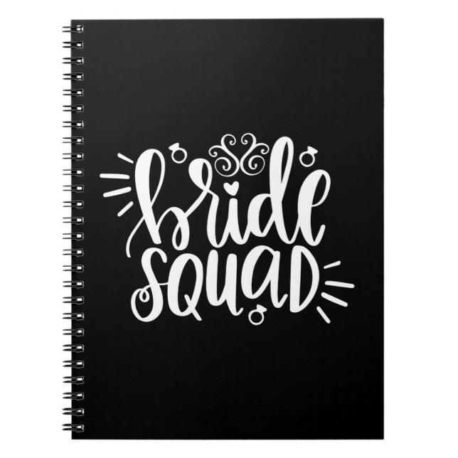 Cuaderno Boda Gift Bride Squad (Frente)