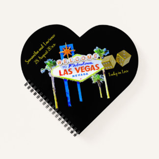 Cuaderno Boda Heart Shaped Guest Book Las Vegas