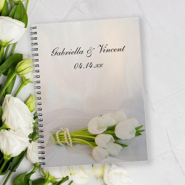 Cuaderno Boda Primaria de Tulipanes Blancos (Subido por el creador)