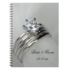 Cuaderno Boda Rings Guest Book