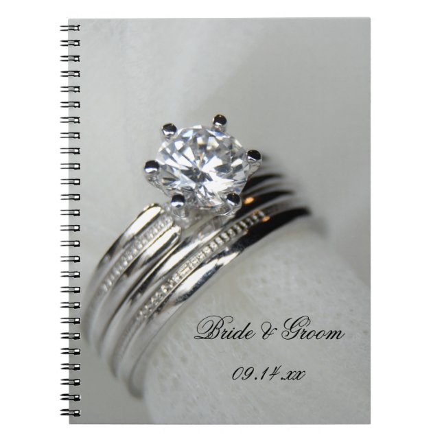 Cuaderno Boda Rings Guest Book (Frente)