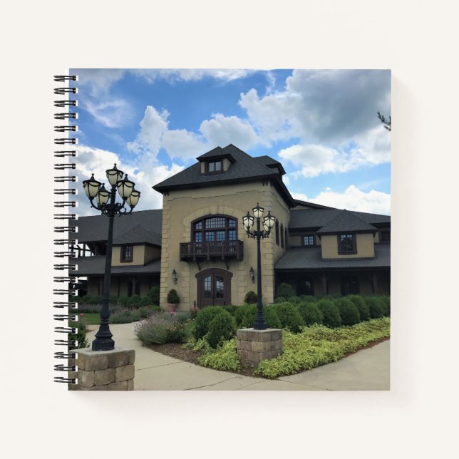 Cuaderno Bodega Chateau Morrisette, Floyd, Virginia (Anverso)