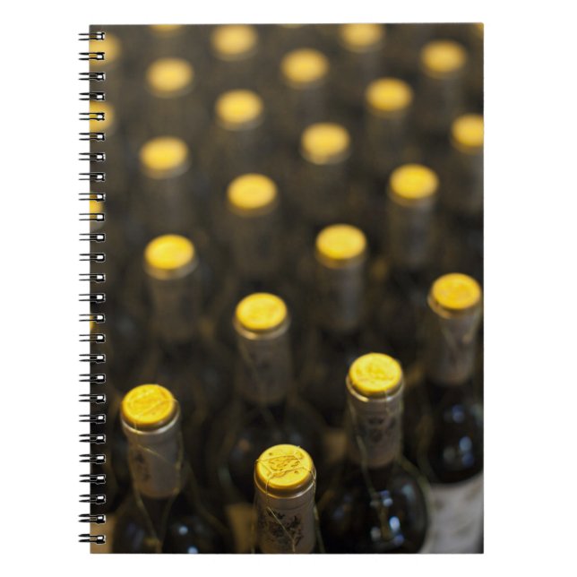 Cuaderno Bodega Marques de Riscal bodega, botellas de vino (Frente)