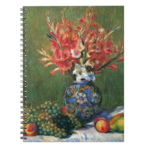 Cuaderno Bodegón Flores y Frutas de Pierre Renoir