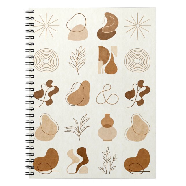 Cuaderno Boho Abstract Aesthetic Journal (Frente)