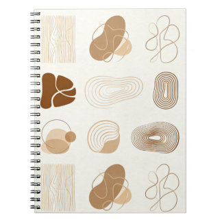 Cuaderno Boho Abstract Aesthetic Journal -