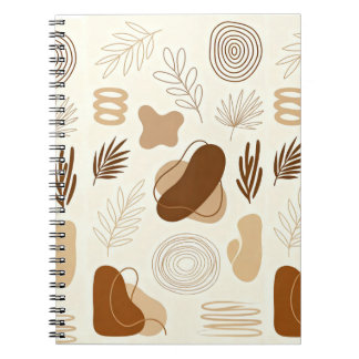 Cuaderno Boho Abstract Aesthetic Journal