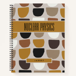 Cuaderno BOHO Beige Brown Earth Tones Asunto