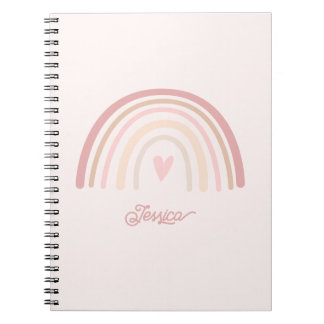 Cuaderno Boho Beige Rubor Arcoíris