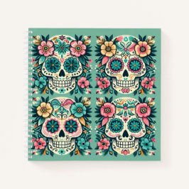 Cuaderno Boho Calaveras de Azúcar