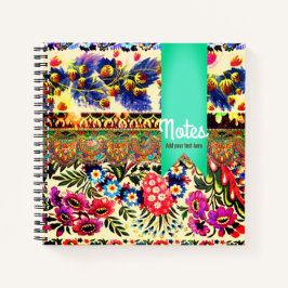 Cuaderno Boho Caravan Aqua