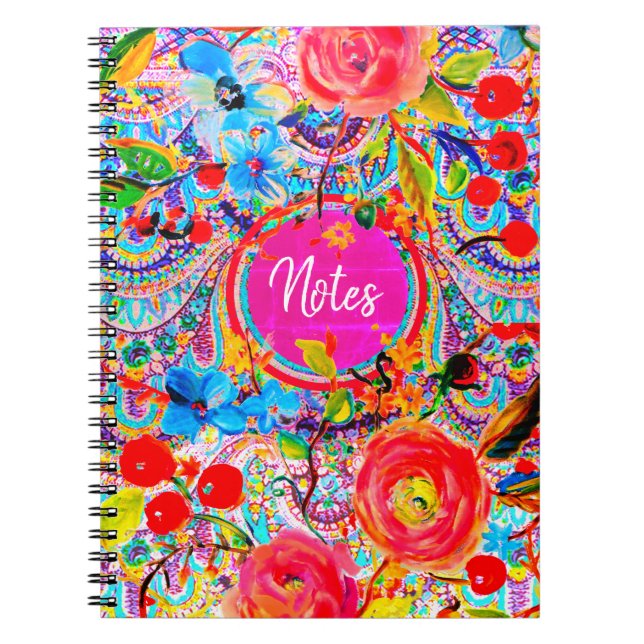 Cuaderno Boho Caravan Floral (Frente)