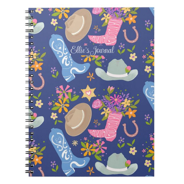 Cuaderno Boho Cowgirl Journal (Frente)
