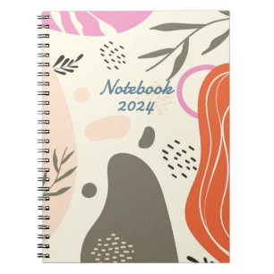Cuaderno Boho deja arte Espiral de foto para bloc de notas