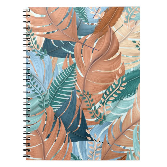 Cuaderno Boho feathers (Frente)