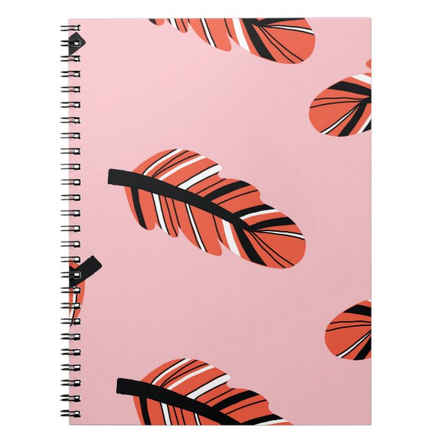 Cuaderno Boho Feathers: Vintage Repeat. (Frente)