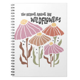 Cuaderno Boho Flor Silvestre Tú Perteneces Entre Las Flores