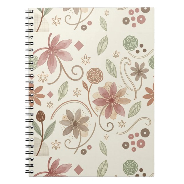 Cuaderno Boho Floral  (Frente)