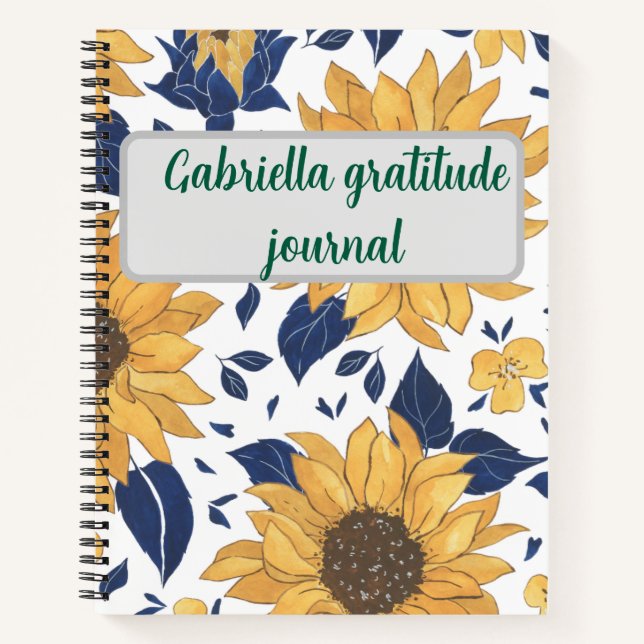 Cuaderno Boho floral  (Anverso)