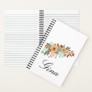 Cuaderno Boho Floral Moderno
