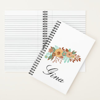 Cuaderno Boho Floral Moderno