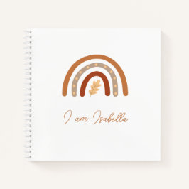 Cuaderno Boho Heart and Leaf Rainbow Kids