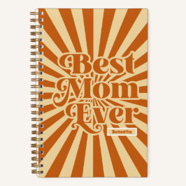 Cuaderno Boho Mejor Mamá Día de la Madre Personalizado