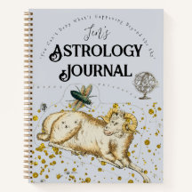 Boho Nombre personal Astrología en Journal Planner